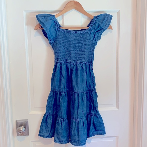 Girls denim dress size 8 - Picture 5 of 6